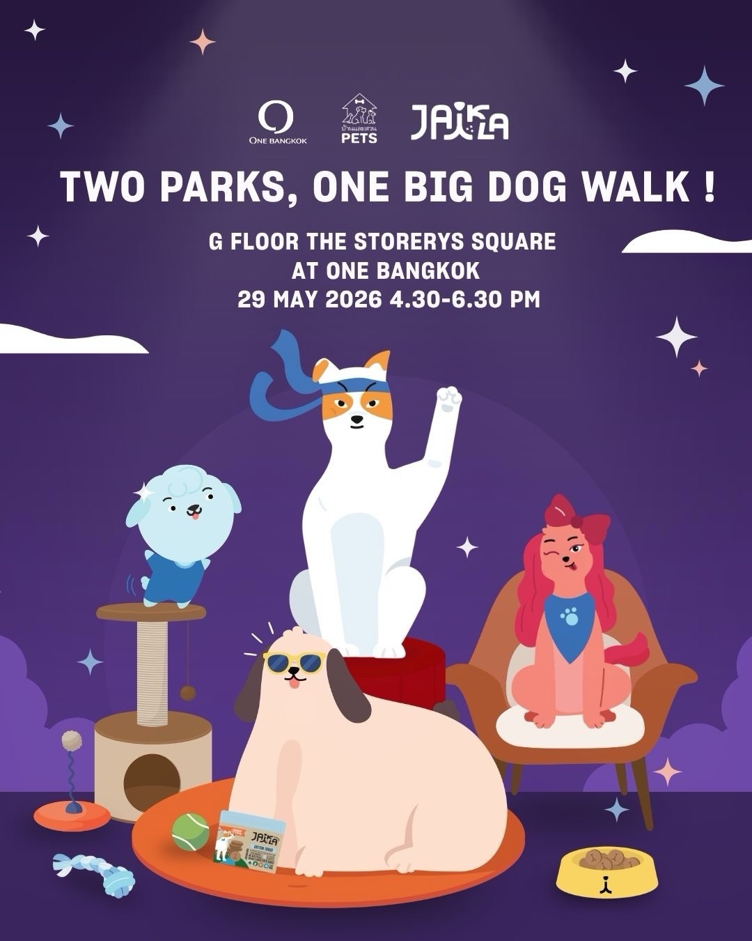 Two Parks, One Big Dog Walk